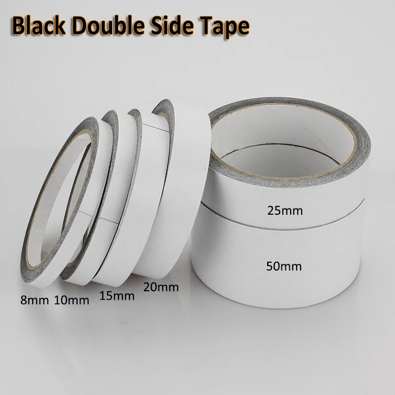 Black Double Side Adhesive Tape Office Tape School Supplies For DIY