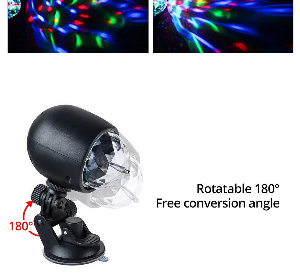 Aceersun LED USB RGB Ambient Light Automatic rotation auto backlight car ambient light CANBUS 5V Flirt romance for Holiday Party (9)