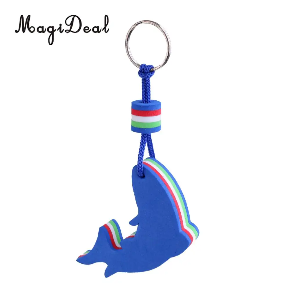 MagiDeal 4 Pieces Yachting Boating Sailing Floating Keychain Keyring Key Ring Blue for Canoeing Rafting Dinghy Water Sports Acce