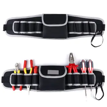 

Electrician Drill Tool Waist Bag Pocket Pouch Belt Storage Holder Maintenance Kit