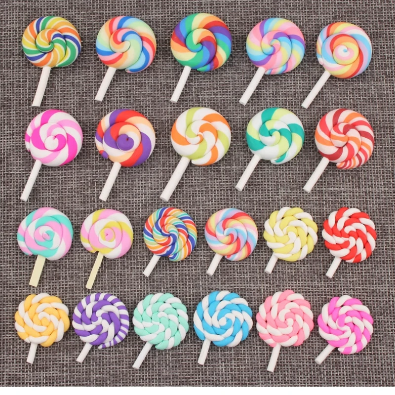 

CCINEE Lollipop Candy Resin Multiple Styles Diy Resin Accessories DIY Craft Supplies