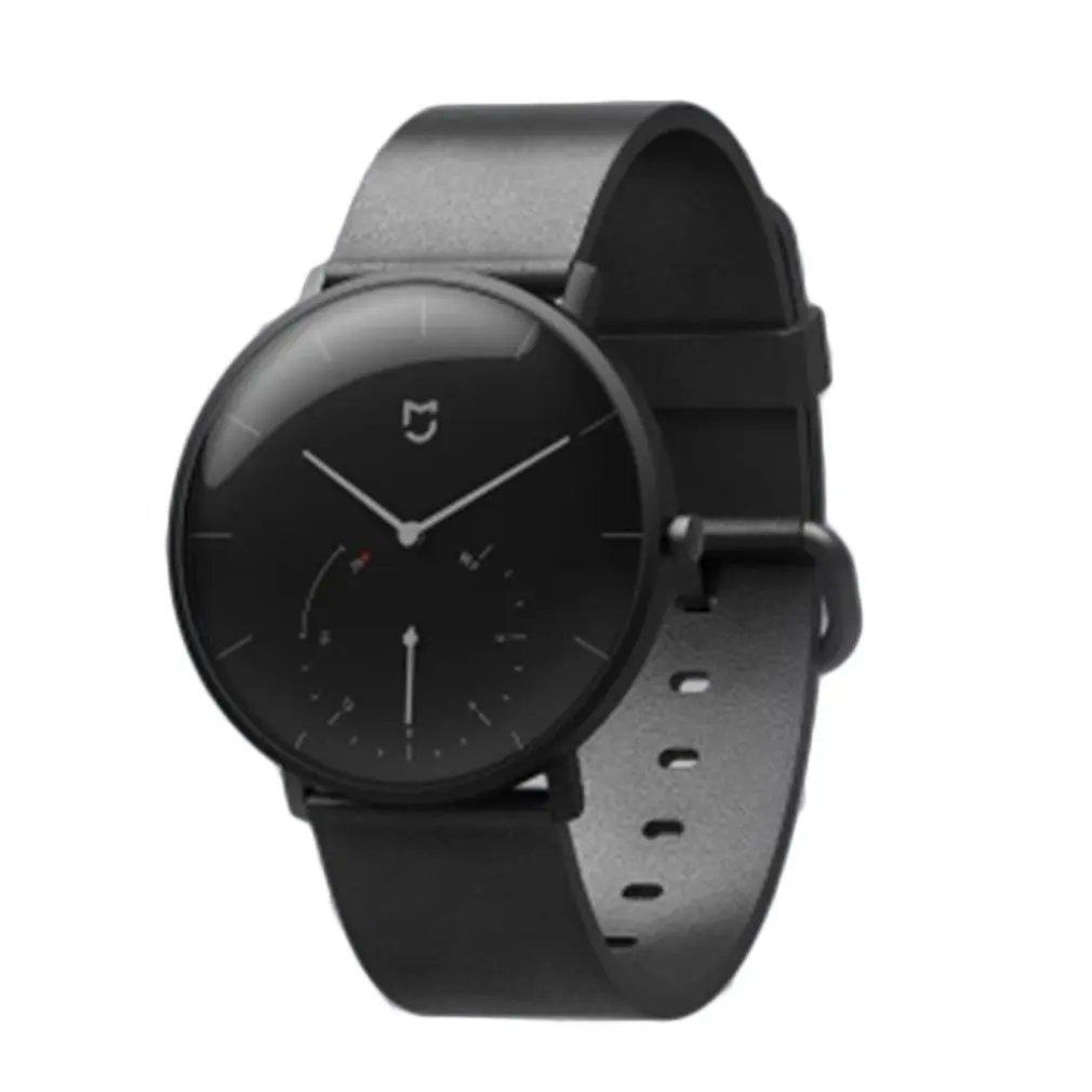 

Original XIAOMI Mi Mijia QUARTZ Smart Watch Life Waterproof with Double Dials Alarm Sport Sensor Pedometer Time Leather Band