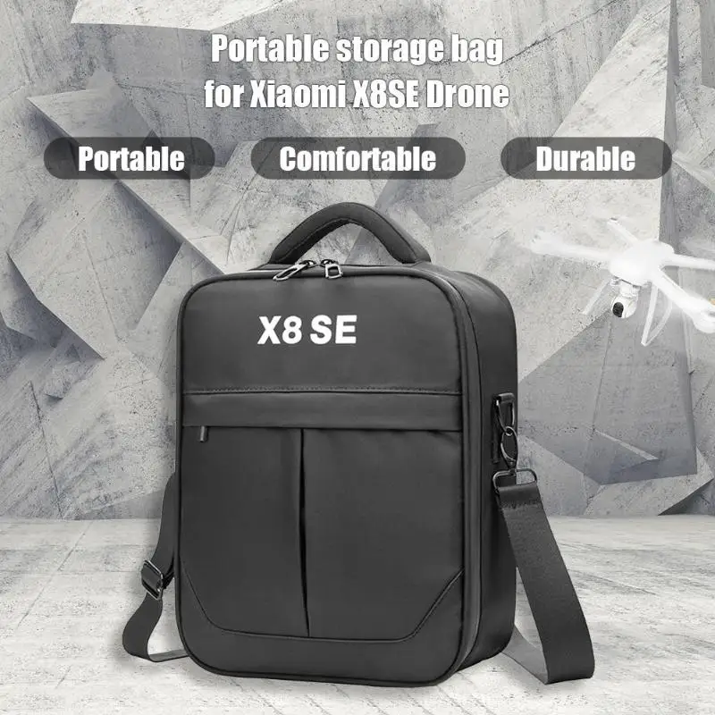 ALLOET многофункциональная камера для дрона сумки для Xiaomi X8SE чехол Аксессуары жесткий рюкзак для квадрокоптера наплечный мешок сумка для хранения