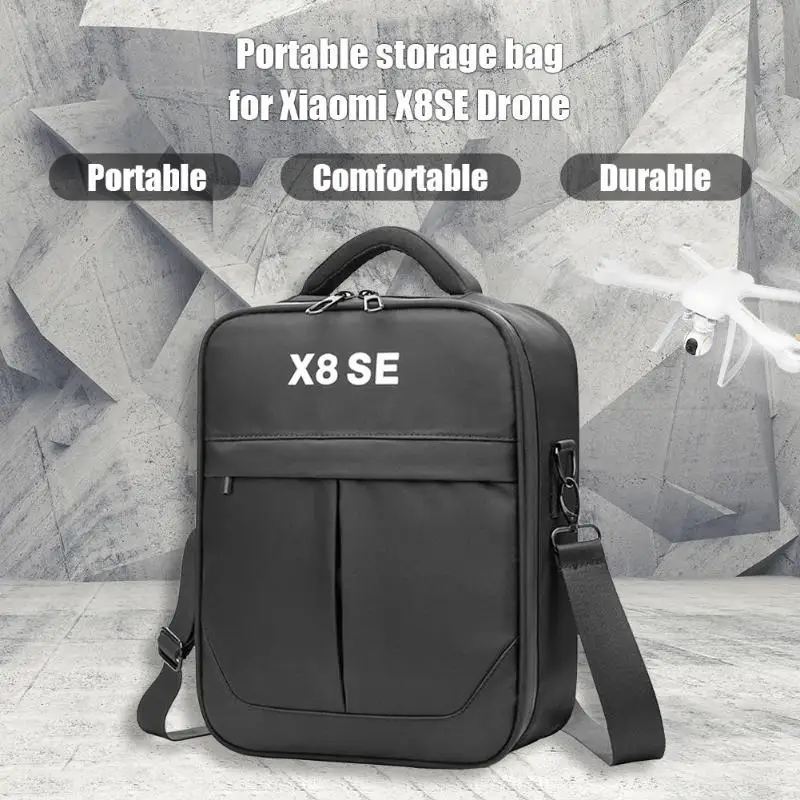 ALLOET Multifunctional Camera Drones Bags Accessories Hard Shell Backpack Shoulder Bag Storage Case for Xiaomi X8SE Case