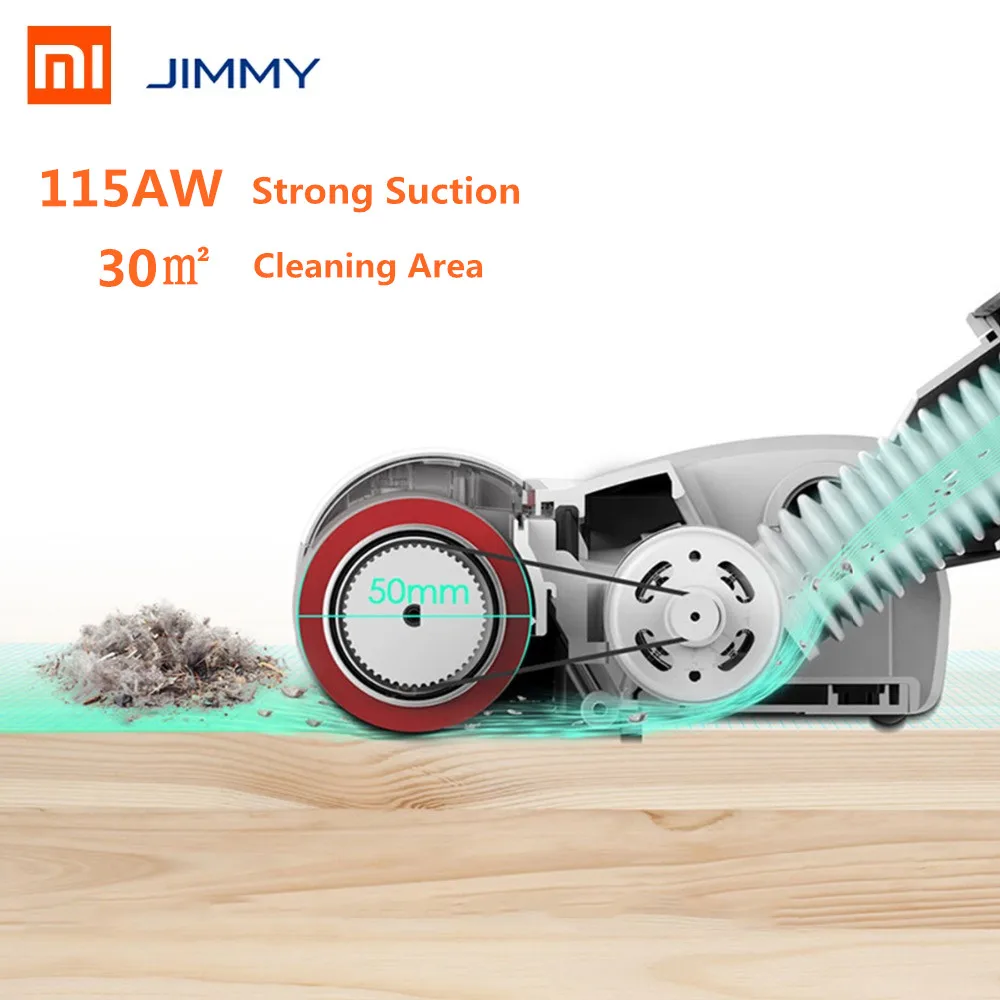 Новый Xiaomi JIMMY JV51 Handh беспроводной пылесос портативный 400 Вт сильный всасывающий