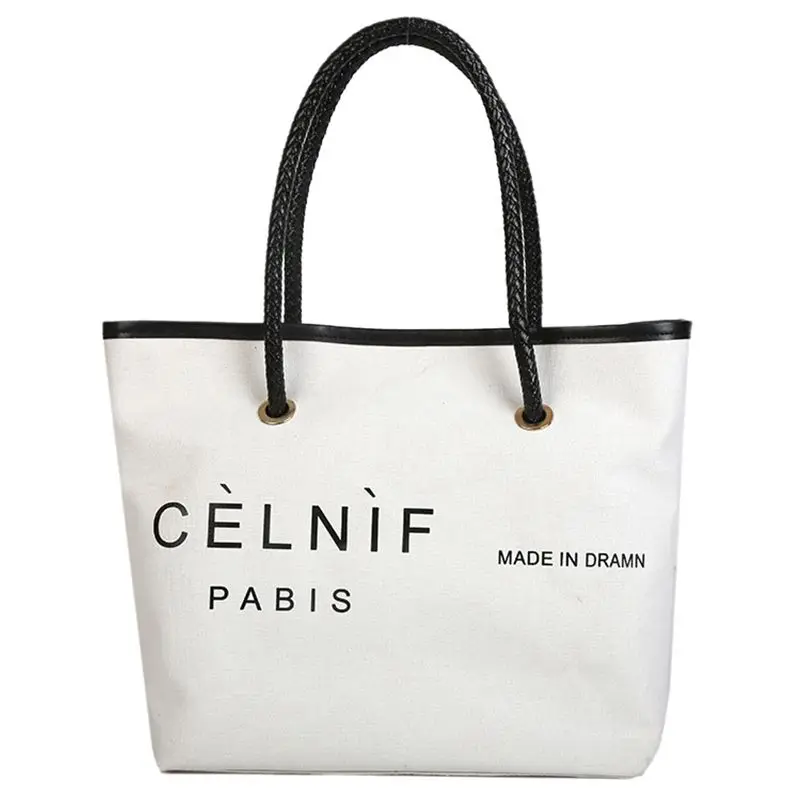 

Women Shoulder Bag F Women's Vintage Handbag Brief Letter Shoulder Big Bags Lady Totes Handbags