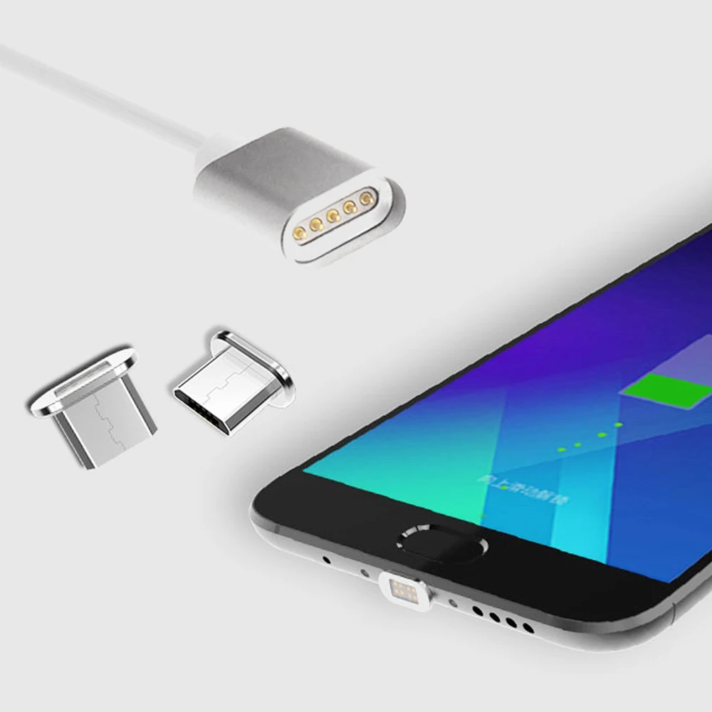 5 шт длинный 1 м мобильный телефон линия для Samsung Huawei Магнитная USB быстрая зарядка