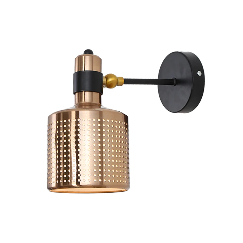 Nordic iron hollowed wall lamp personality Hotel tea building headroom dining room | Лампы и освещение