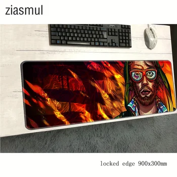 

hotline miami mouse pad gamer Fashion 900x300x2mm notbook mouse mat gaming mousepad large cool new pad mouse PC desk padmouse