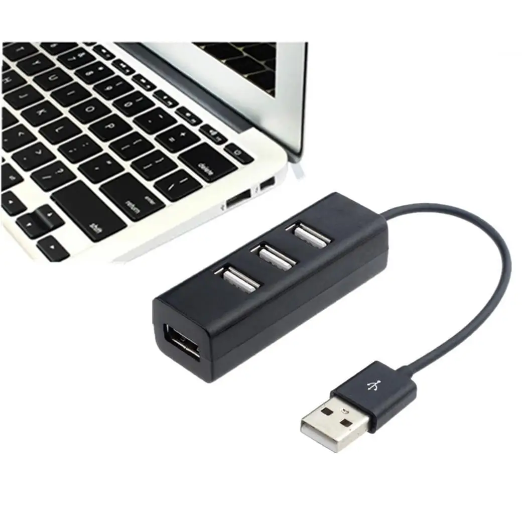 Высокая Скорость 4 Порты и разъёмы USB 2 0 мульти 480 м концентратор сплиттер адаптер