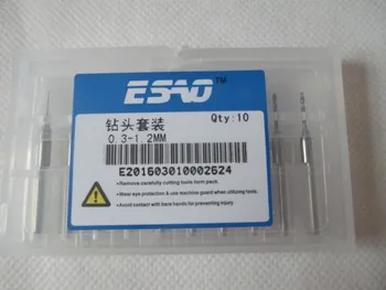 

10pcs 3.175mm 1/8'' Shank Carbide PCB CNC Drill Bits 0.3-1.2mm for CNC machines