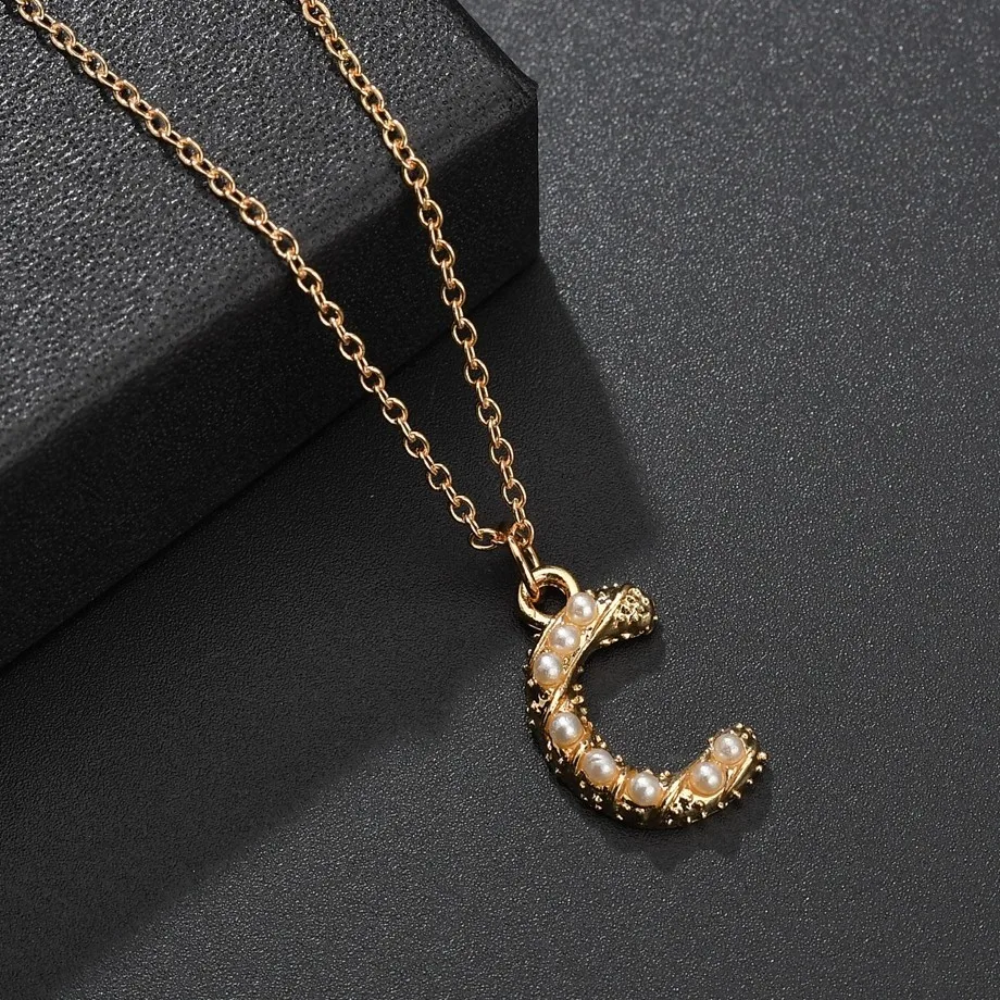 necklace for girlfriend with initials