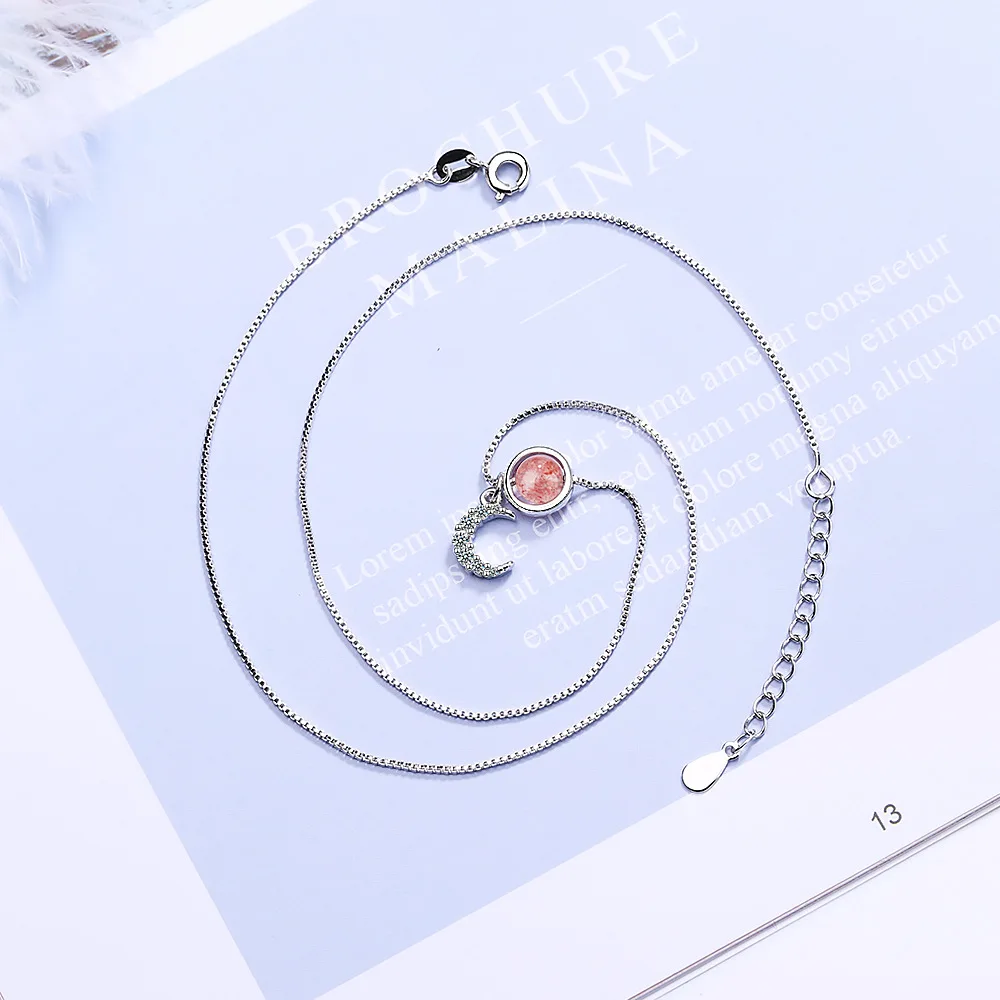 925 silver chokers necklace jewelry (4)
