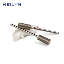Сверхдлинный хвостовик Тип нефрит/стекло/алмазная полировка Сменные фрезы для маникюра burr dremel инструменты ствол бора для полировки 3 мм Обрезка