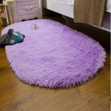Пушистый Ковер с рисунком "закат" коврик длинные волосы лохматый мягкий искусственный мех ковер спальня гостиная антискользящий для детей Овальный коврик товары для дома