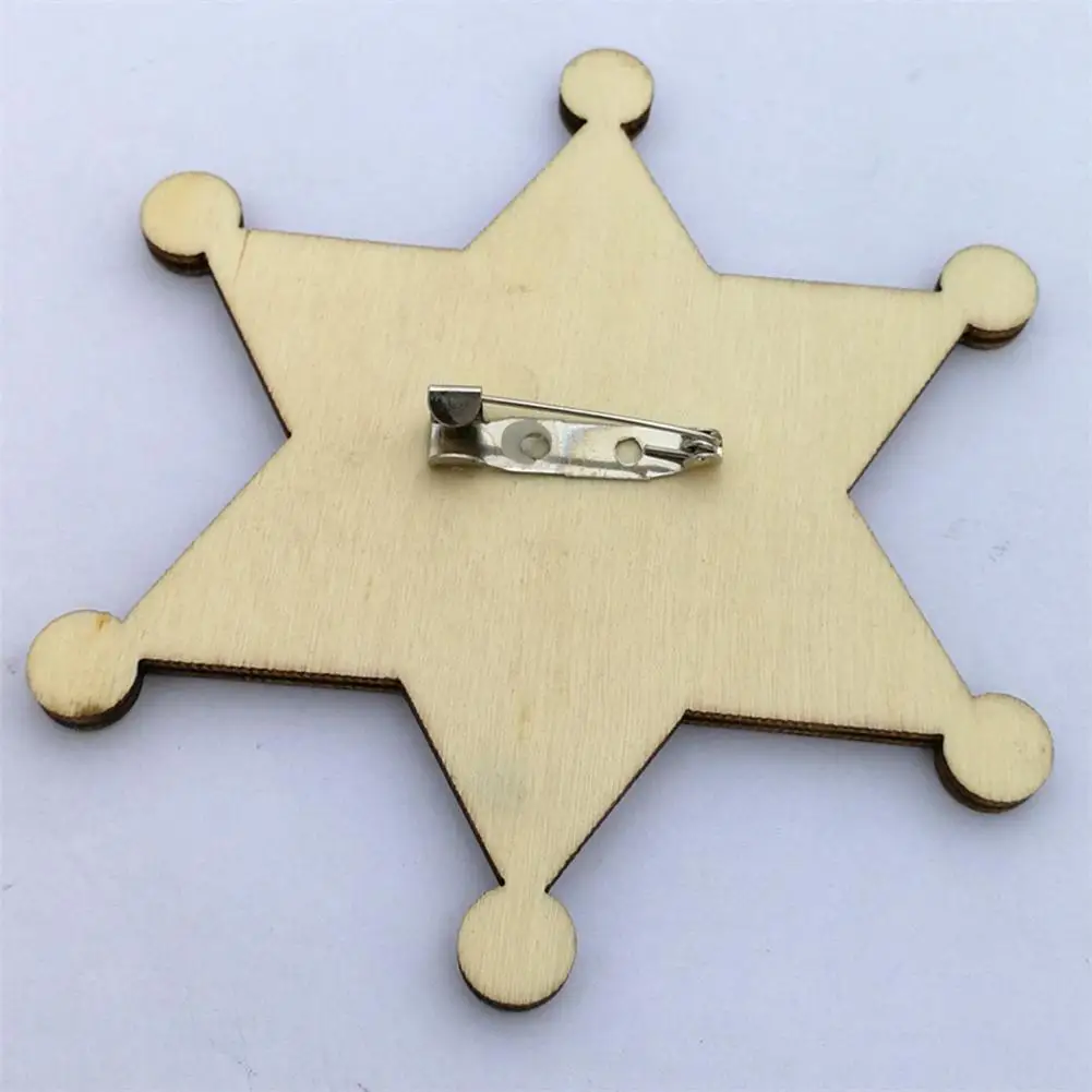 Wooden Ring Security Badge Pin Wedding Decoration for Boys Wedding Rustic Wooden Ring Bearer Gift Wedding Accessories Brooch