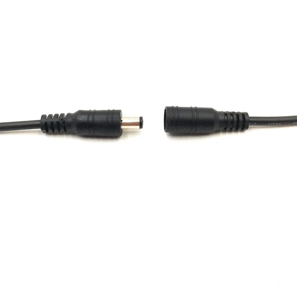 10 Sets DC Connector Male Female Cable Wire 2.1x5.5mm Plug Jack DC-022 Power Adapter For DIY LED Strip Lights Electrical Socket (5)