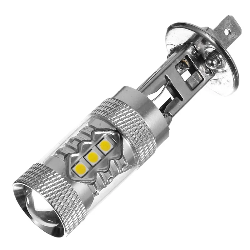 Светодиодный фонарь светильник H1 3030 шарик светодиодный x16 80 Вт Входное напряжение 12-24V позитивные белый 1450LM светодиодный лампы для светодиодный Замена лампы мотоцикла