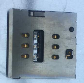 

10pcs/lot for iPad mini 4 mini4 sim card reader holder socket connector slot mortherboard fix part