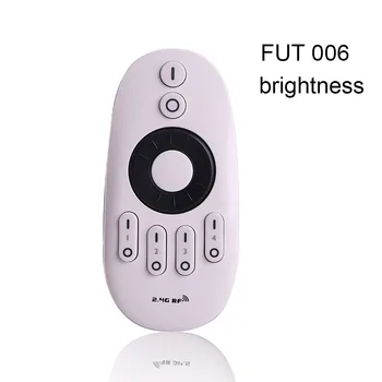 

BSOD LED Remote Controller Milight FUT006 Brightness Adjustable 2.4G RF 4 Zones Rotating Wheel CCT