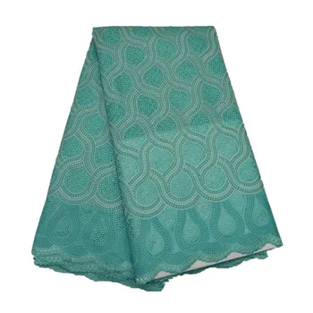 

Newly 100% Cotton Heavy Swiss Voile Lace Fabric For Ladies Dresses
