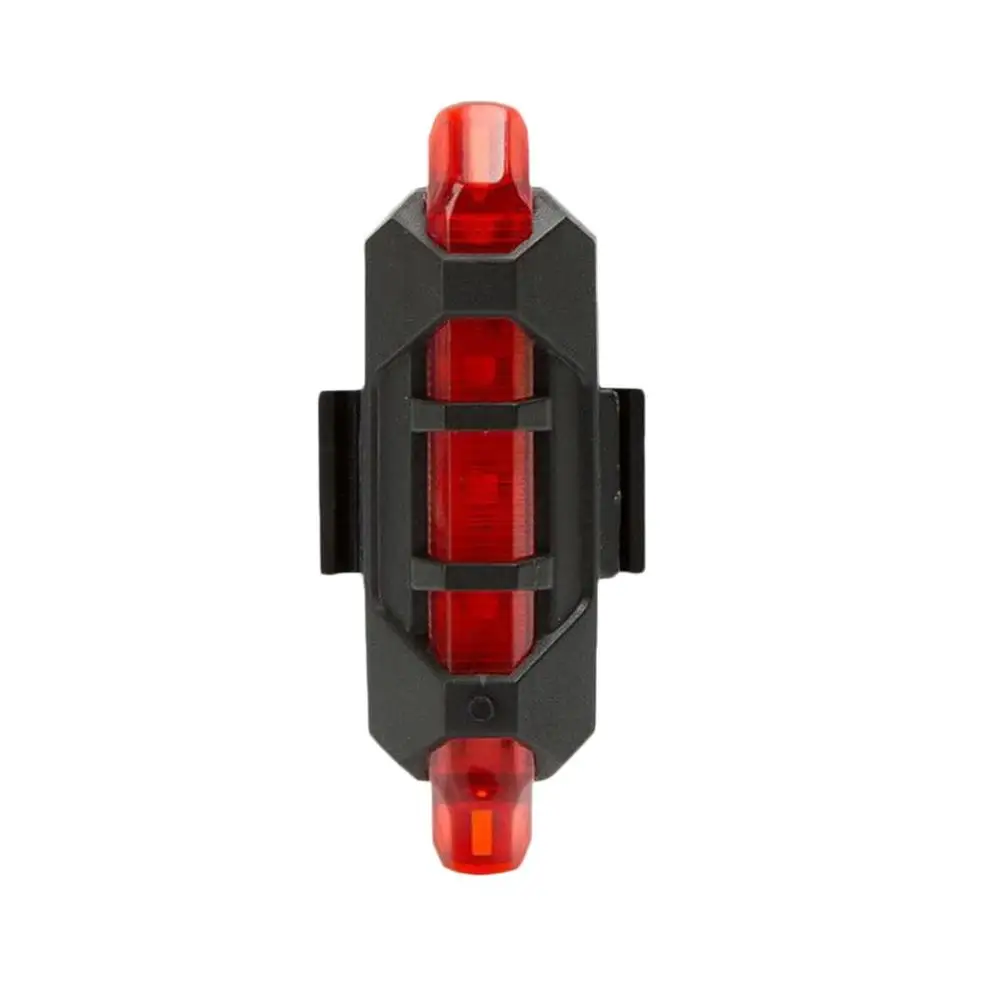 Dropshippingуниверсальный велосипедный светодиодный Предупреждение светильник, задний светильник, USB Перезаряжаемый водонепроницаемый безопасный велосипедный светильник - Цвет: red