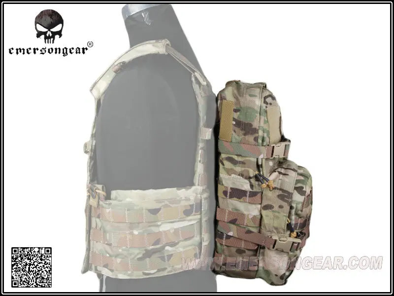  EMERSON gear Army Military Equipment Paintball Hiking War Game Backpack Modular Assault Pack w 3L H