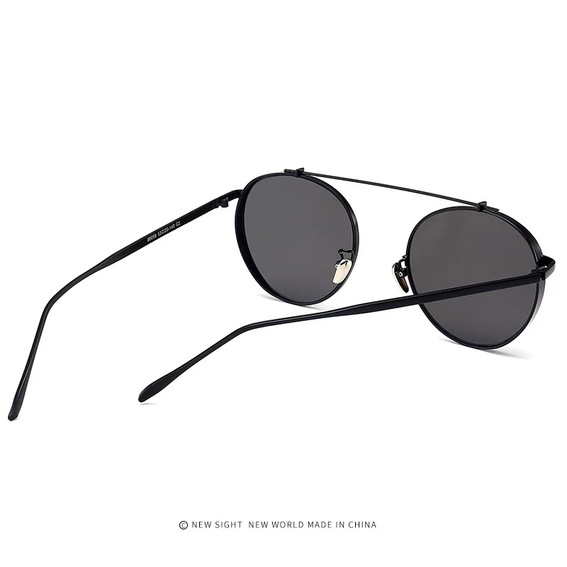 HD Брендовая Дизайнерская обувь Круглый Мода Солнцезащитные очки для женщин Для женщин классический зеркальное покрытие Очки Hipster Gafas улица