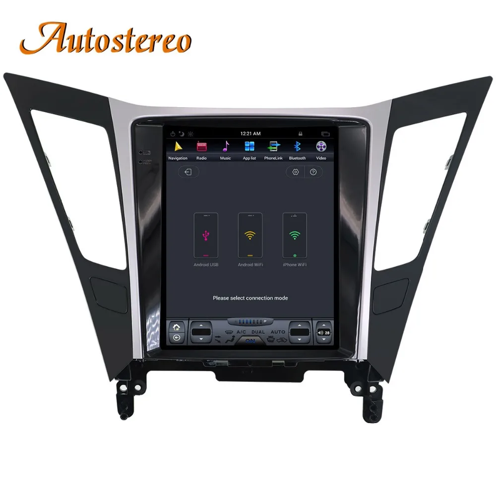 Sale Tesla style Android Car GPS Navigation car No DVD Player For Hyundai Sonata 2012 2013 2014 car stereo unit multimedia Satnav 4