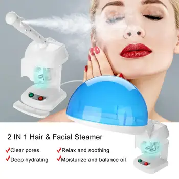 

2 IN 1 Hair Steamer Thermal Sprayer SPA Steaming Machine Instrument Moisturizer Ions Face Skin Care Tools Hair Steamer