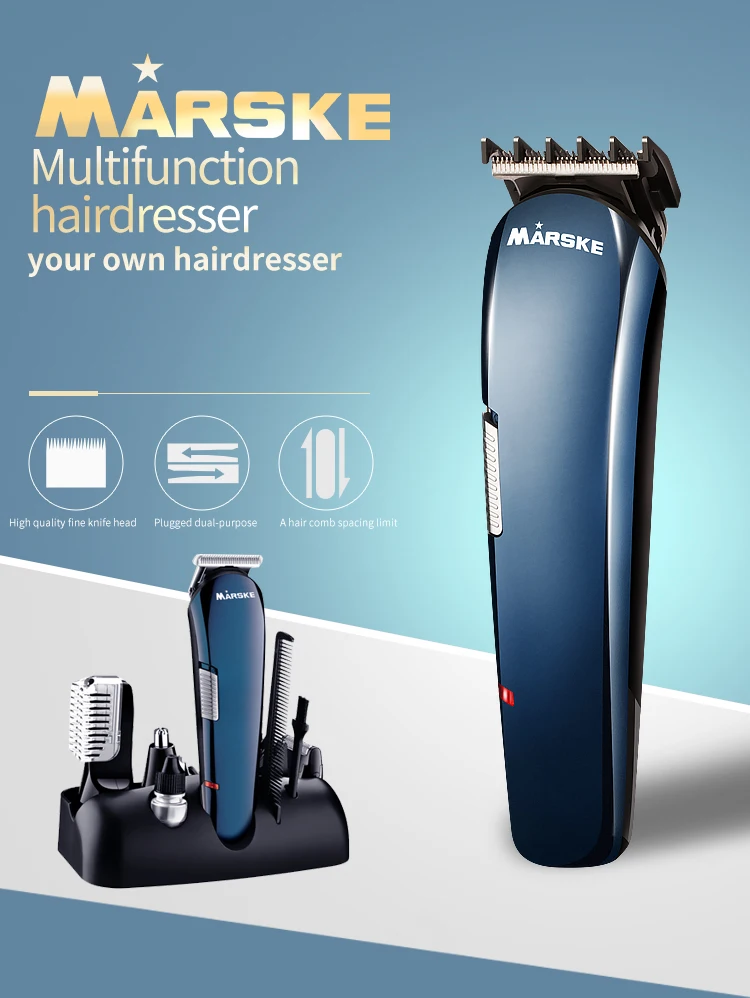 Многофункциональный парикмахерский триммер для волос, машинка для стрижки волос, полный комплект электробритва, триммер для бороды, машинка для стрижки волос