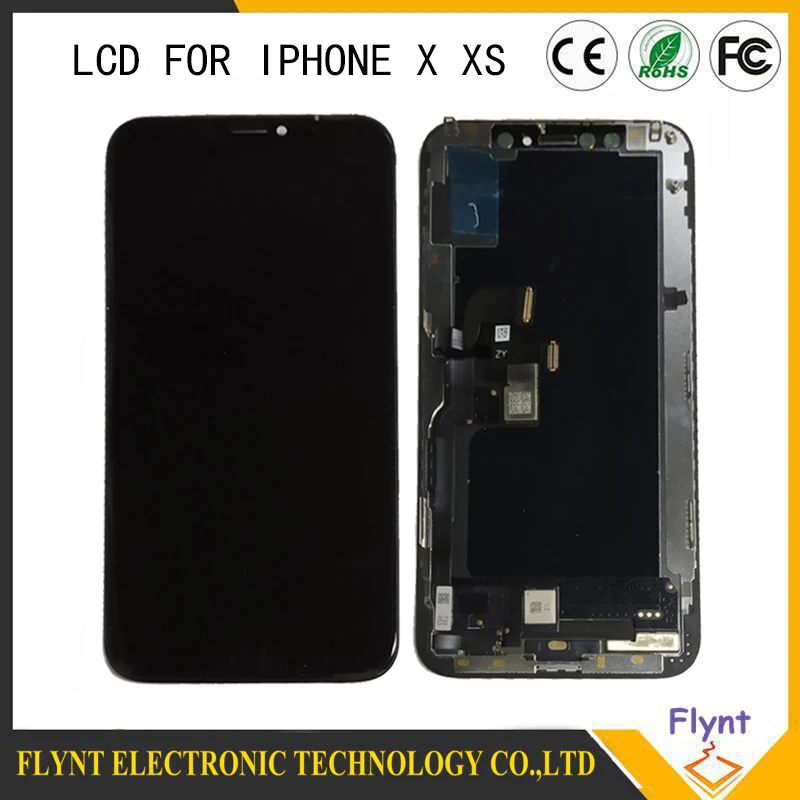 2019 AAA Black OLED For iPhone X LCD Display Touch Screen Digitizer Assembly Replacement Display For iPhone X LCD Screen