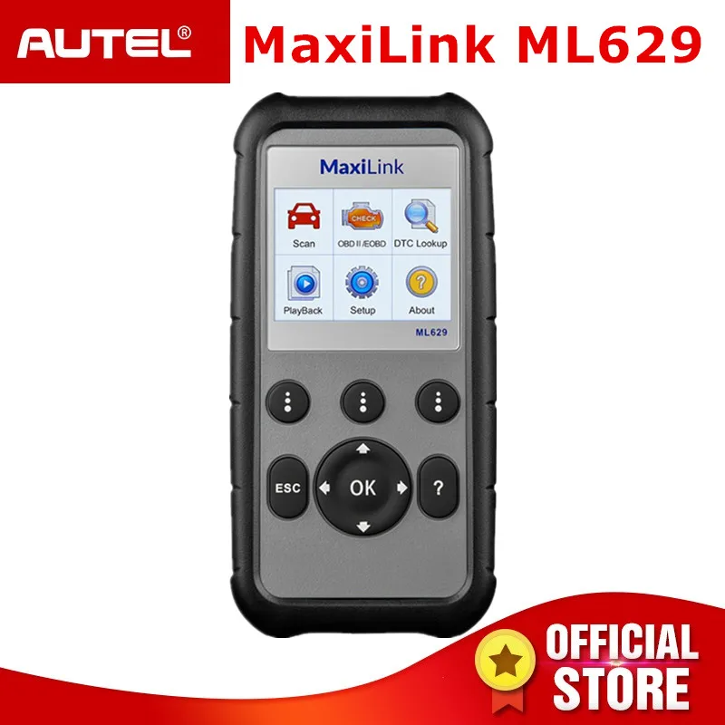 Satin Al Autel Ml629 Obd2 Tarayici Otomotiv Motor Sanziman Abs Srs