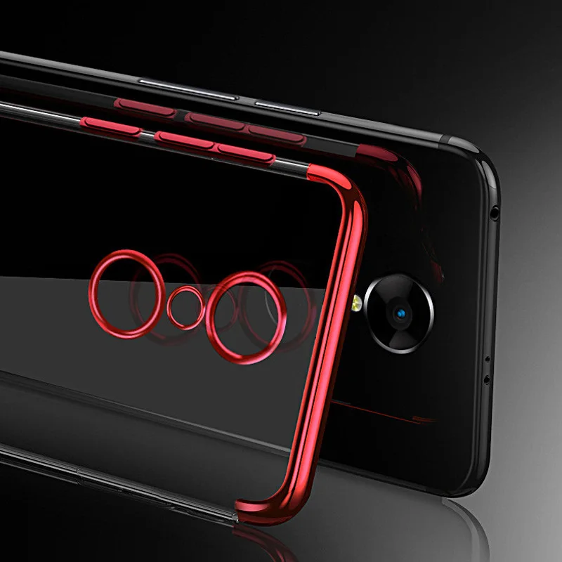 Xiaomi Redmi 5 Plus Case Cover Transparent Fundas Plating TPU Soft Slim Back Cover For Xiao Mi Redmi5 5 5Plus Case Phone Coque