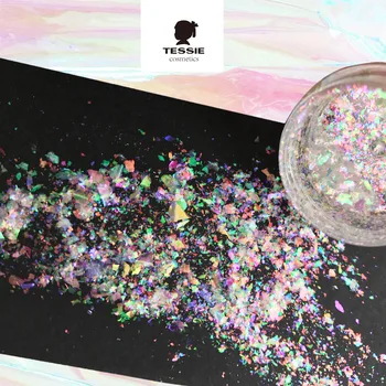 

Hot multi-flakes UNICORN flakes holographic pigment Galaxy Holo flakes chrome nail flakes magical shifting flakies