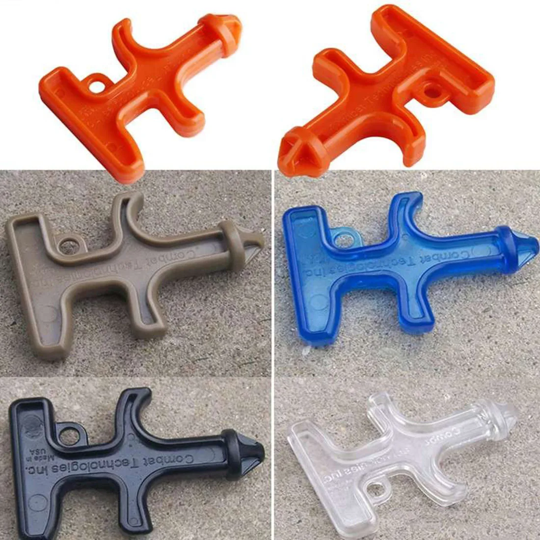 

Nylon Plastic Self Defense Stinger Duron Drill Protection Tool Key Chain Nylon Plastic Steel Weapon outdoor survival Combat tool