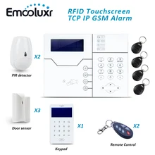 433/868 МГц сети Alarma системы беспроводные TCP/IP GSM сигнализация от взлома домашней системы, веб-IE и Android/IOS APP control