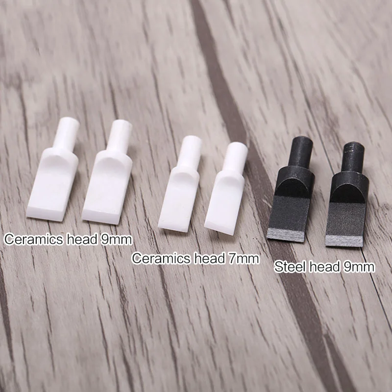 Extendable Leather Manual Carving Knife Rotate Cutter Head Whirling Ceramic Steel Sculpture Enchase Printing DIY Cowhide Tools