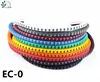 500PCS EC-0 Cable Wire Marker 0 to 9 For Cable Size 1.5 sqmm Colored ► Photo 1/5