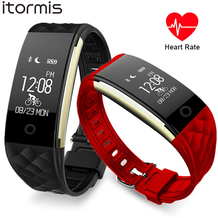 

ITORMIS Women SmartBand Smart Fitness Bracelet S2 Fashion Wrist Band PK mi band 2 Heart Rate Monitor Waterproof for IOS Android