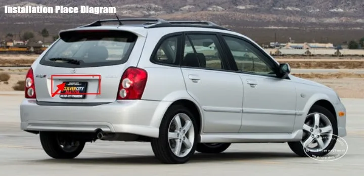 Автомобильная камера для Mazda Protege/Protege 5/камера заднего вида/HD CCD RCA NTST PAL/светильник номерного знака