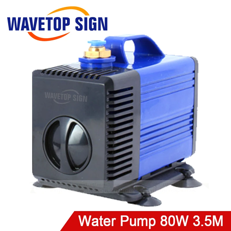 

Water Pump 80W 3.5M 3500L/H IPX8 220V for CO2 Laser Engraving Cutting Machine