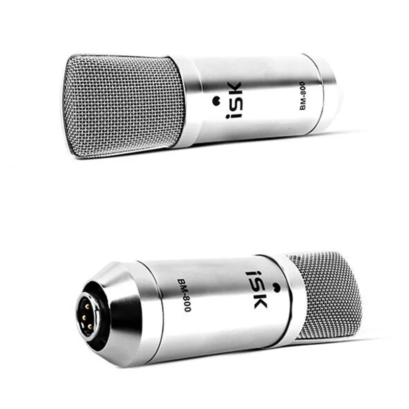 Профессиональный записывающий микрофон конденсаторный микрофон ISK BM-800 для студии и вещания без чехол для переноски