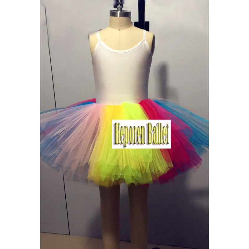 female-rainbow-colorful-ballet-dresses-kids-or-girls-lovely-ballet-tutus-on-stage-practice-free-shipping