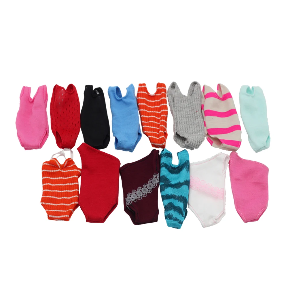 5 Beach Bathing Clothes Swimsuit Outfits Dress For 1/6 30cm Doll Swimwears clothes eg032 Doll Accessories Doll Clothes