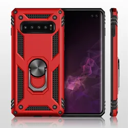 Armadura a Prueba de Choques Caja Del Teléfono Kickstand para Samsung Galaxy S10 S8 S9 Más Dedo Cubierta Del Soporte Del Anillo Magnético para la Nota 8 9 S10 E Armadura a Prueba de Choques Caja Del Teléfono Kickstand para Samsung Galaxy S10 S8 S9 Más Dedo Cubierta Del Soporte Del Anillo Magnético para la Nota 8 9 S10 E