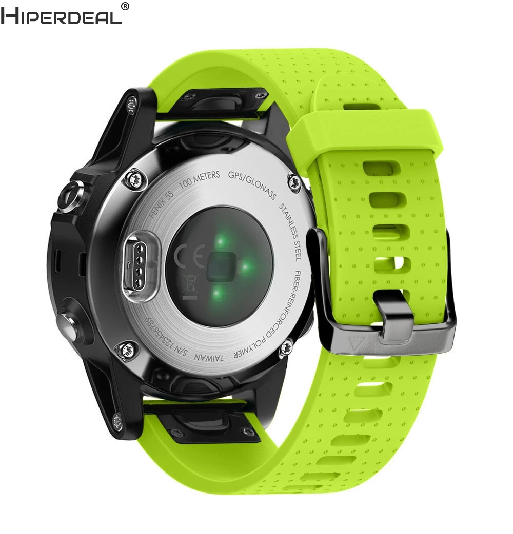 Замена HIPERDEAL силиконовый ремешок для Garmin Fenix 5S GPS часы|garmin band|garmin replacement bandgarmin watch band