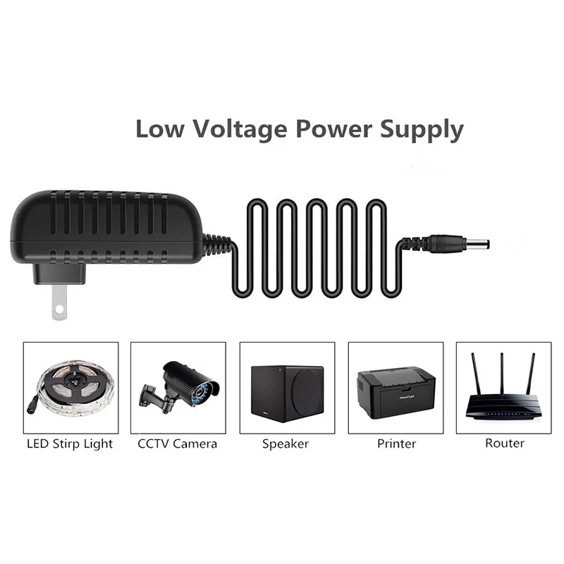 Светодиодный адаптер передачи AC110-250V в DC 12V 2A 3A 24w 36w с разъемом 5.5mmx2.1-2,5mm освещение светодиодный трансформатор питания