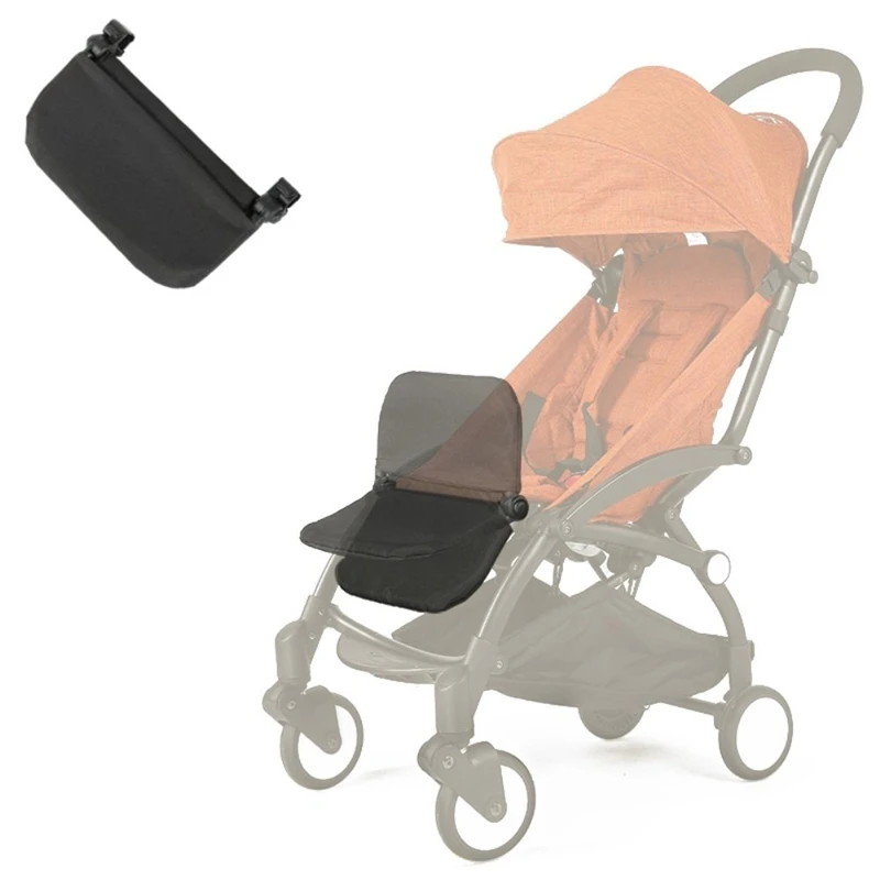 Коляска для ног 6,5 дюймов более длинные аксессуары для детской коляски Ноги Расширение коляска для новорожденного Подножка (черный)