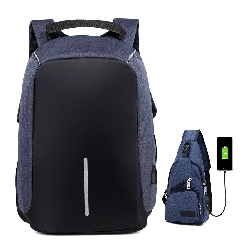 Рюкзак для ноутбука 15,6 дюймов, рюкзак для подростков, мужской рюкзак с защитой от кражи и usb зарядкой, Водонепроницаемый Школьный Рюкзак Для Путешествий, школьный рюкзак - Цвет: Set 12